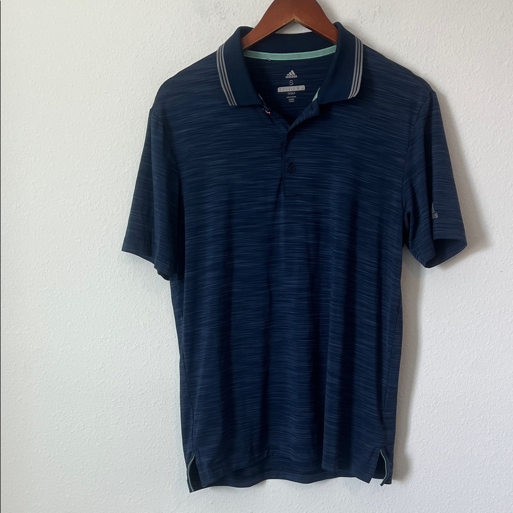 Adidas Golf Blue Polo Shirt